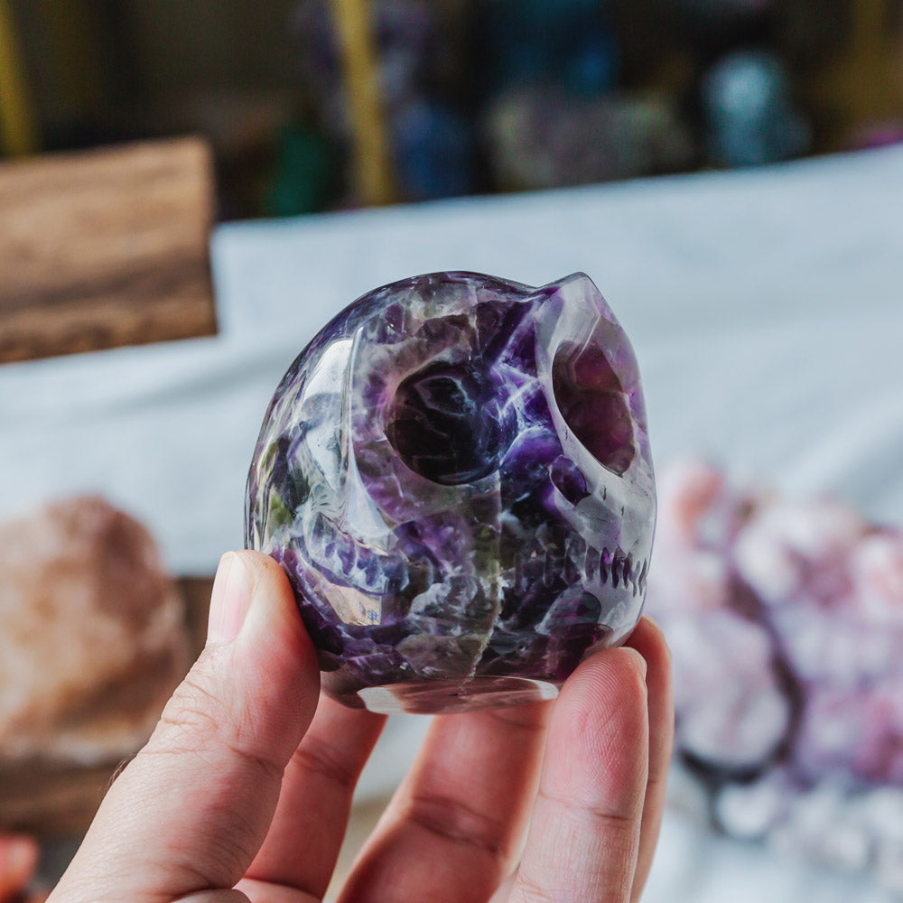 Dream Amethyst Jack Skull