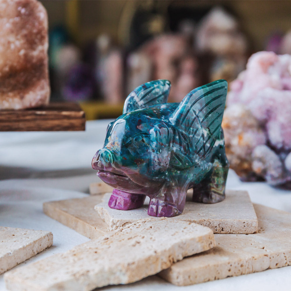 Ocean Jasper Flying Pig