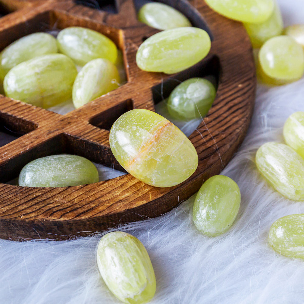 Lemon Calcite Tumbled Stone