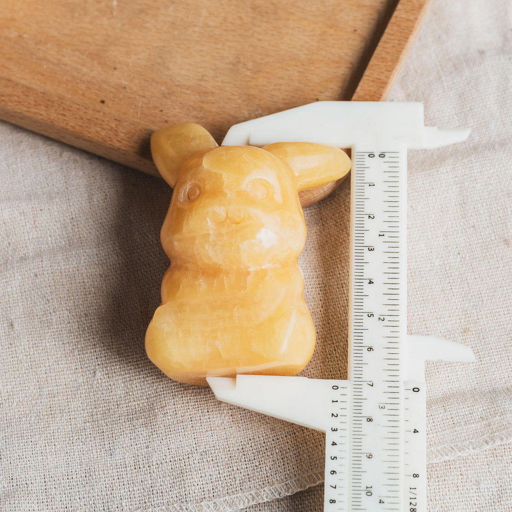 Orange Calcite Pikachu