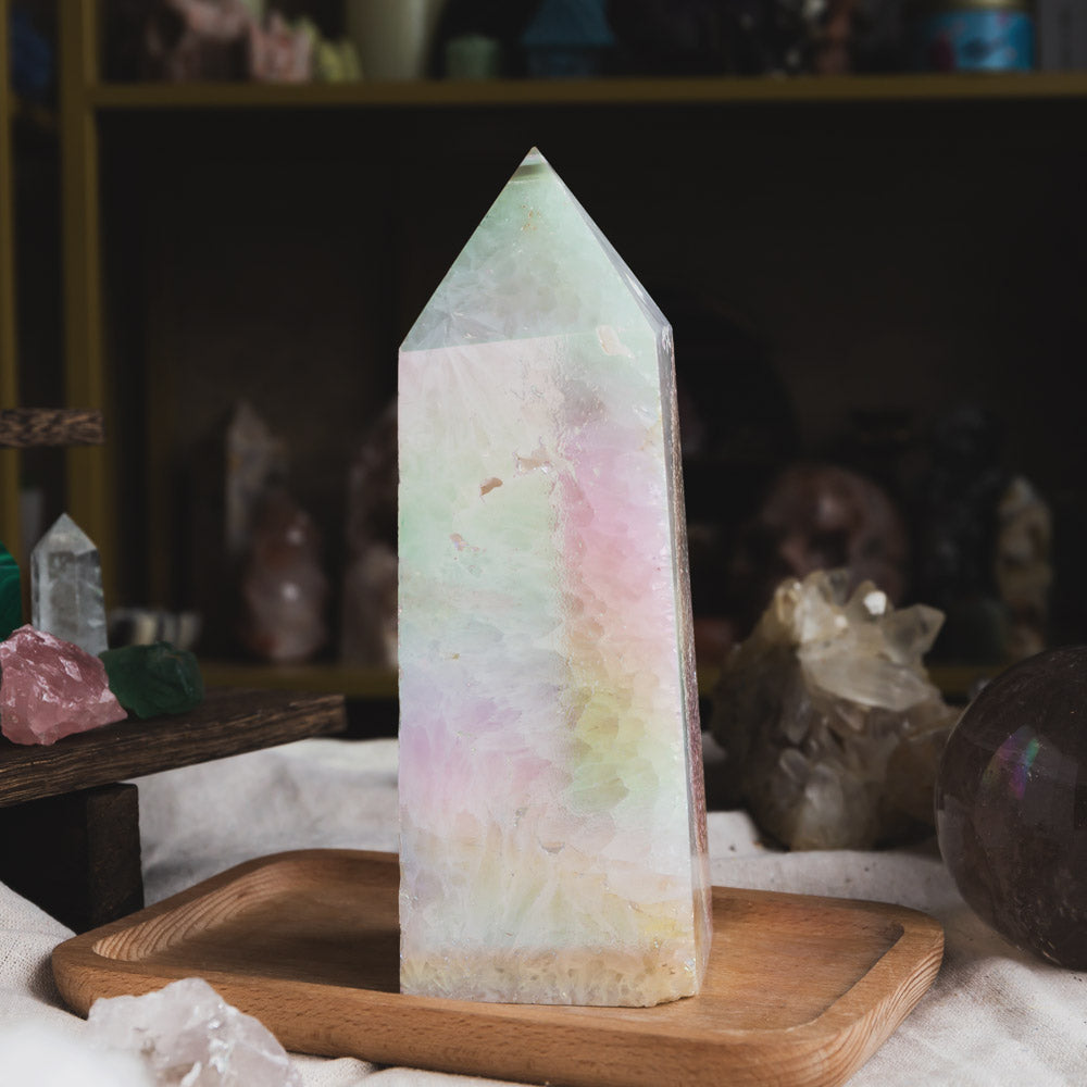 Aura Pink Amethyst Tower