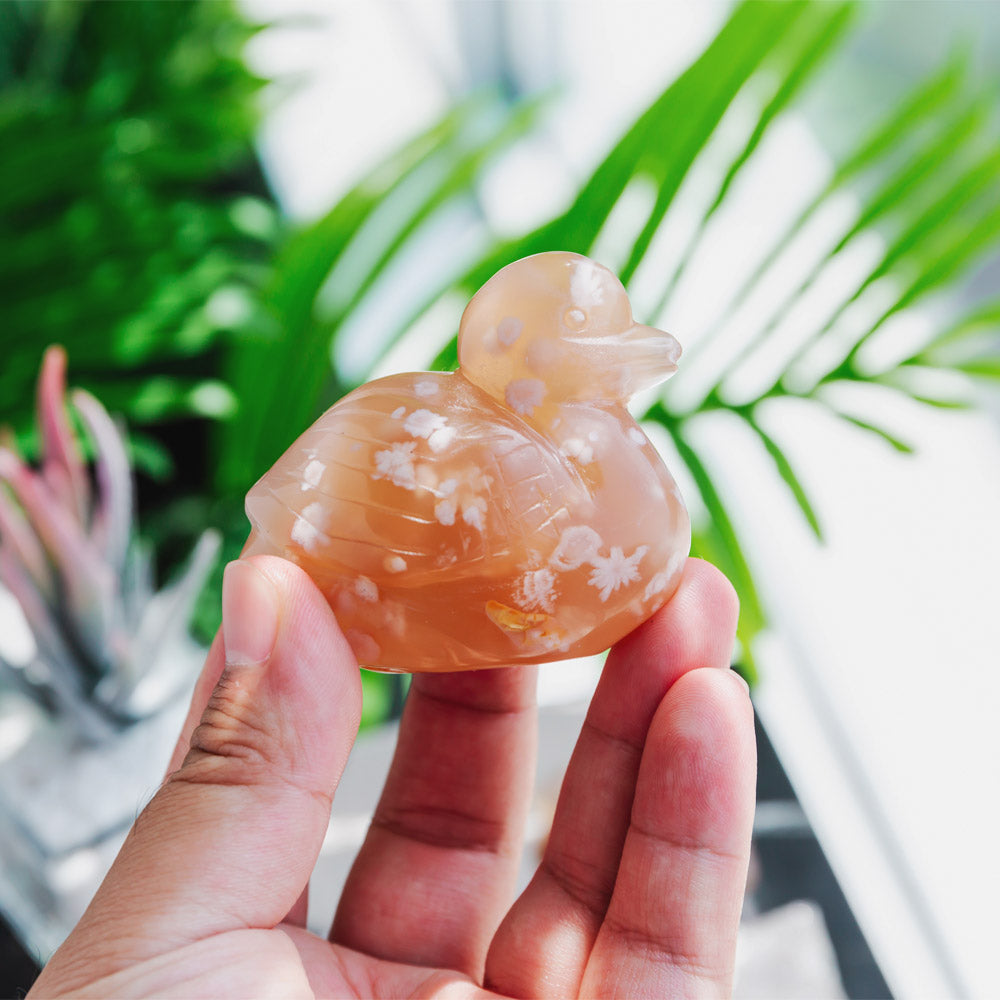 Flower Agate Carving