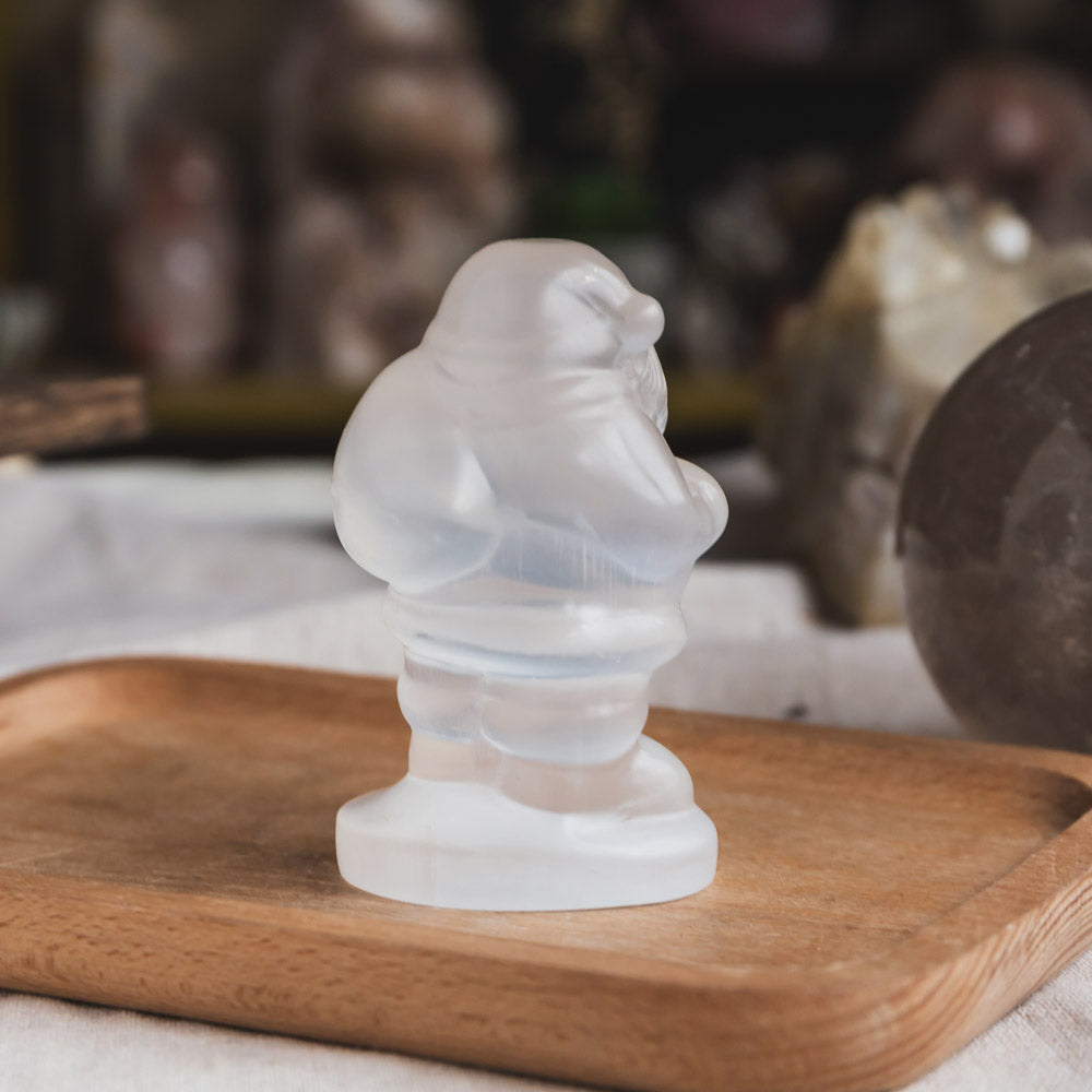 Selenite Santa Claus