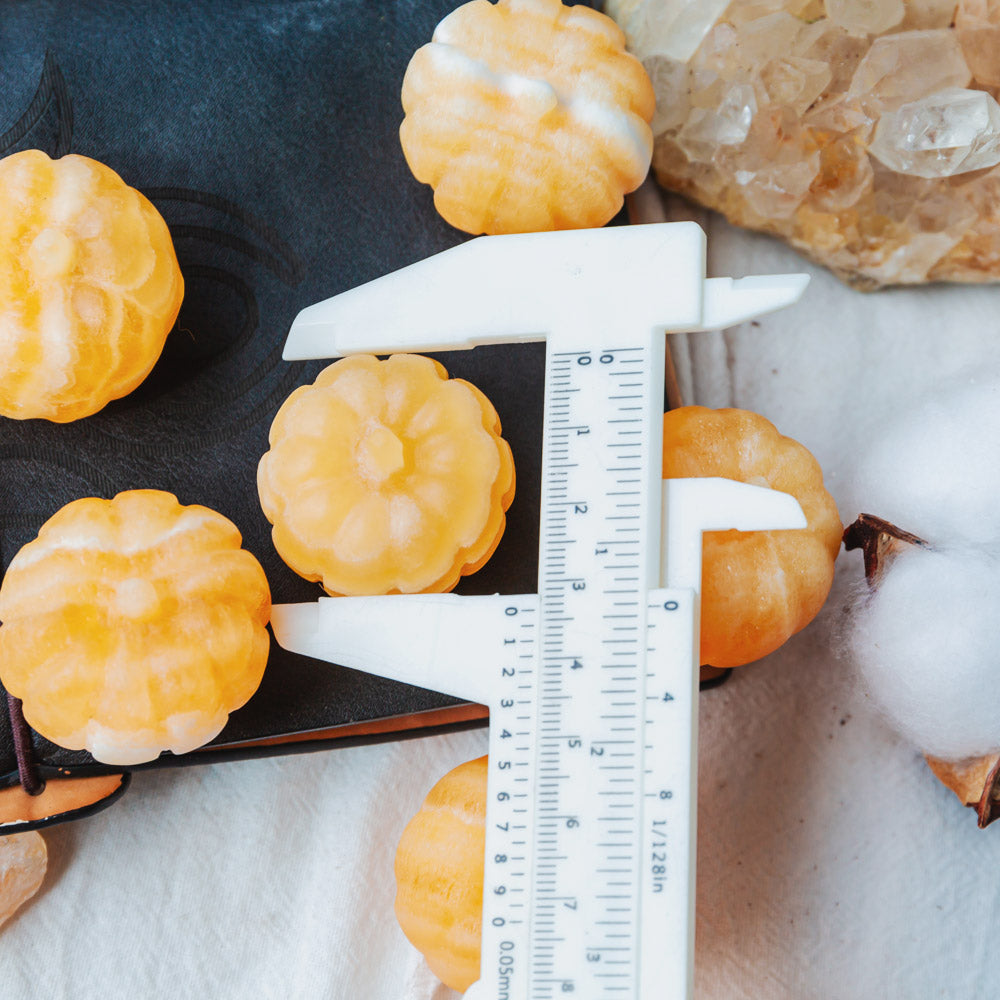 Orange Calcite Mini Pumpkin