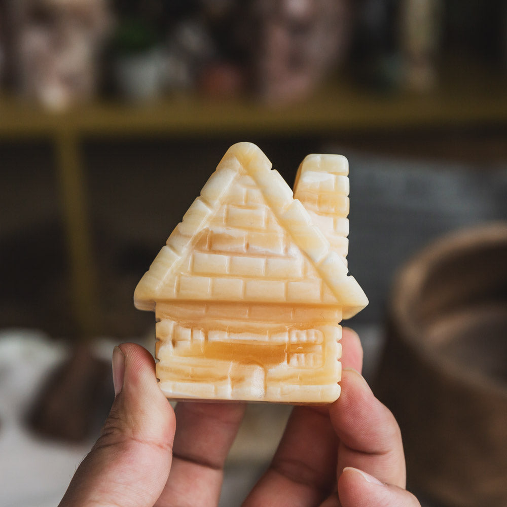 Orange Calcite House