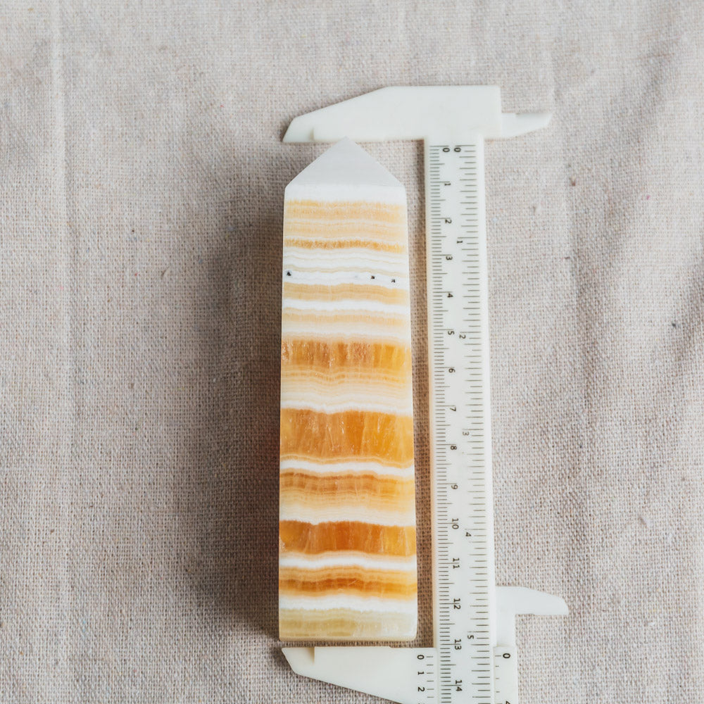 Orange Calcite Point