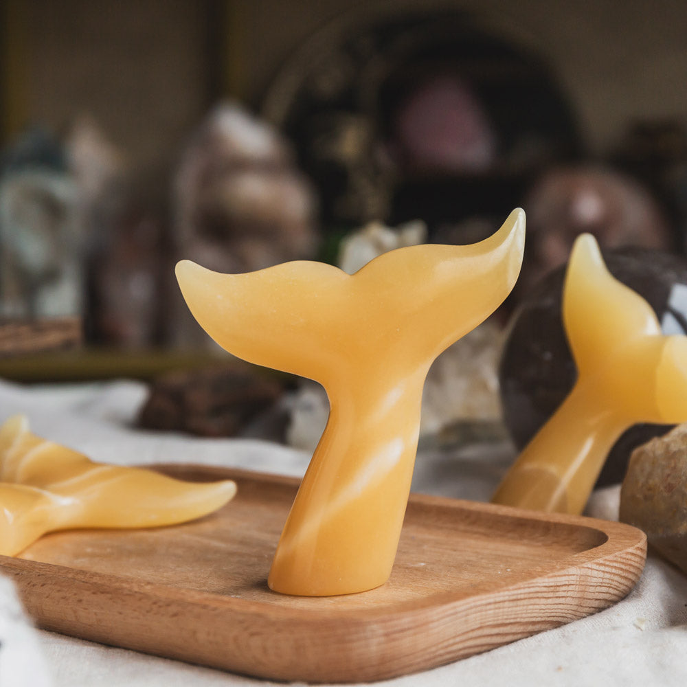 Orange Calcite Tail