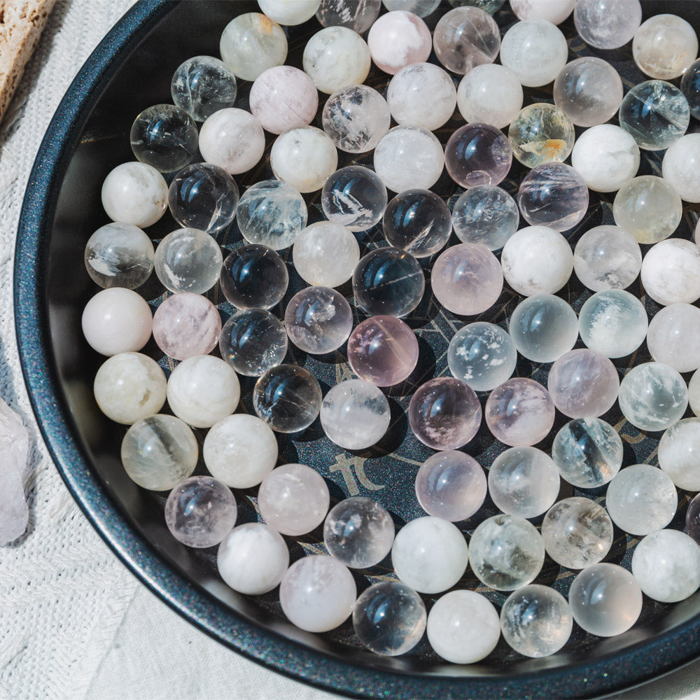 Pink Garden Quartz Ball