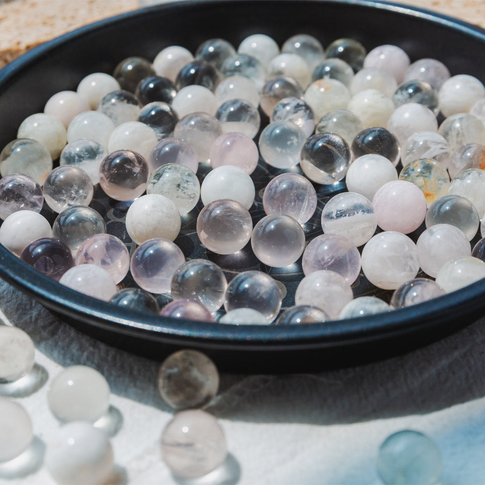 Pink Garden Quartz Ball