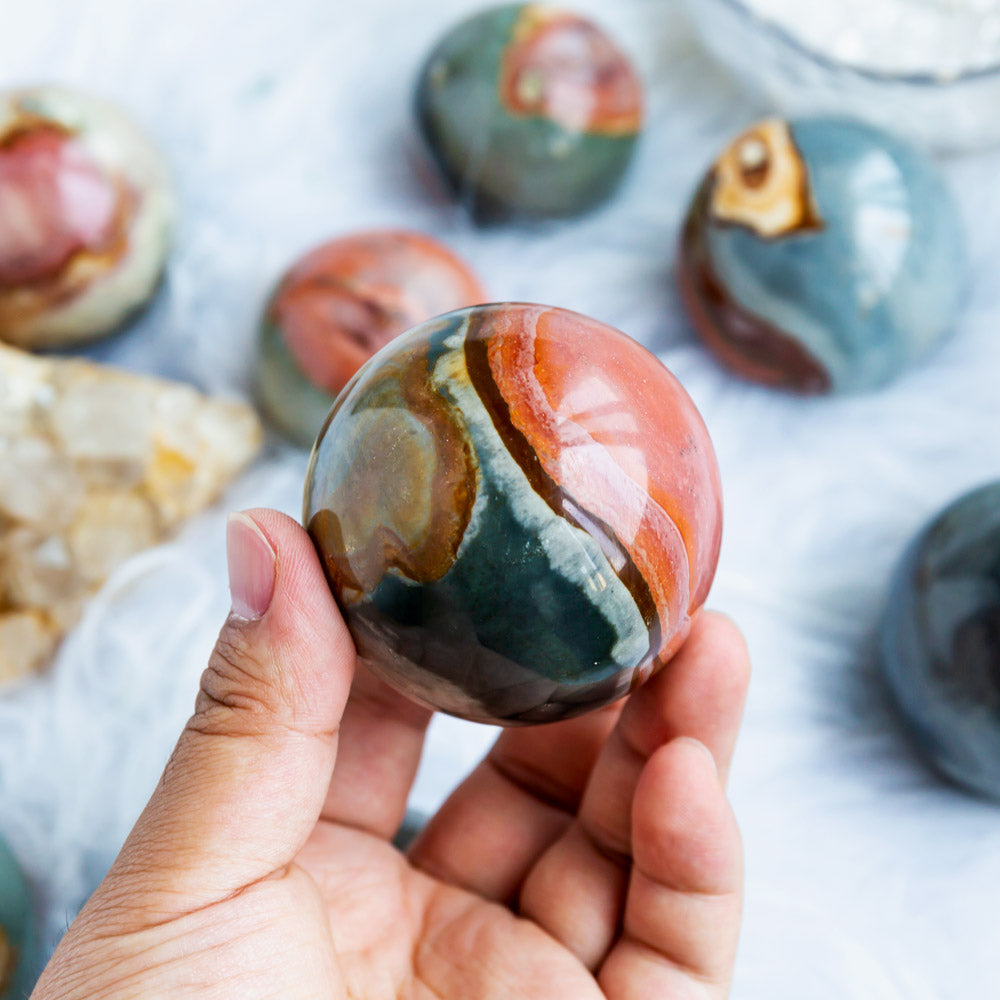 Polychrome Jasper Sphere