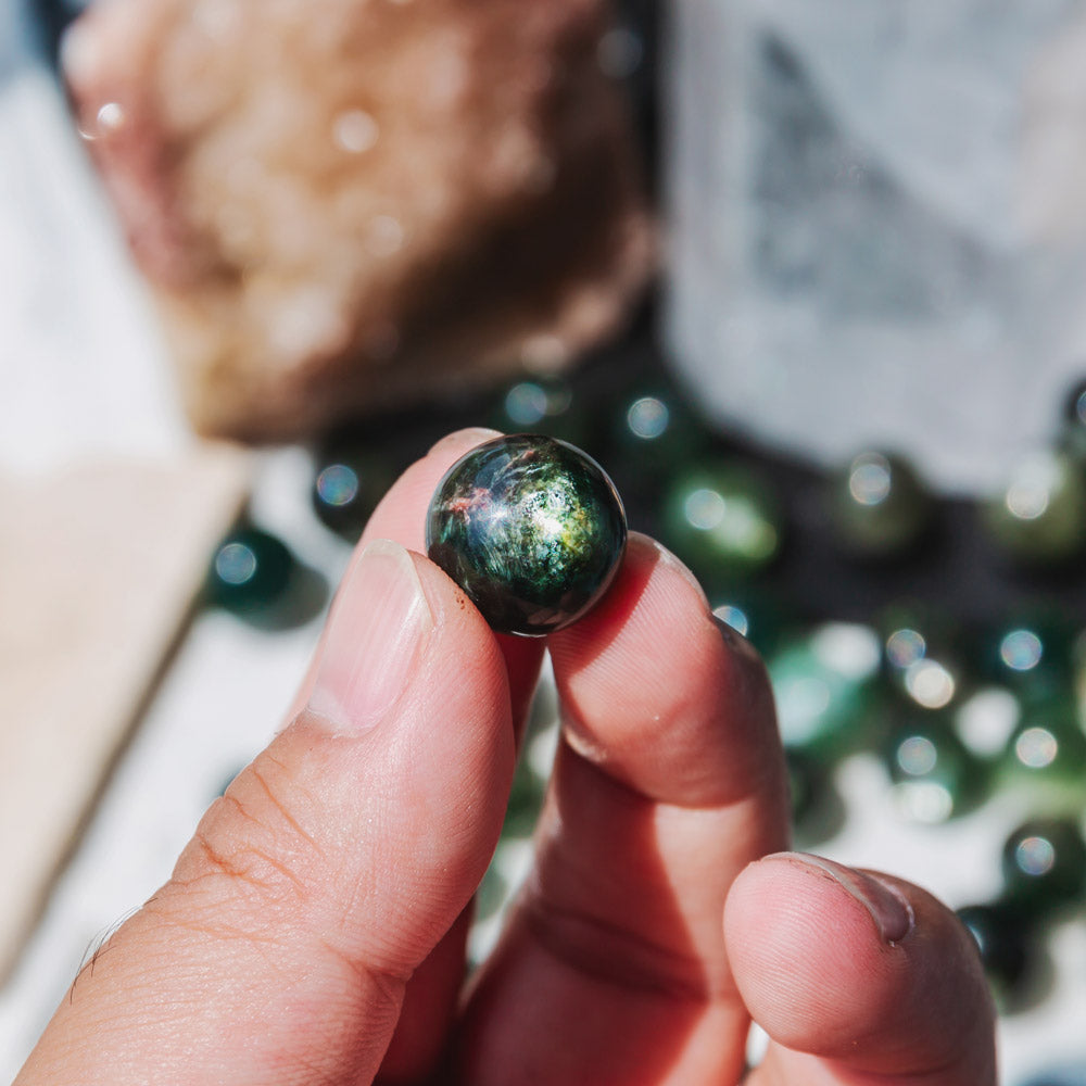 Green Mica Ball