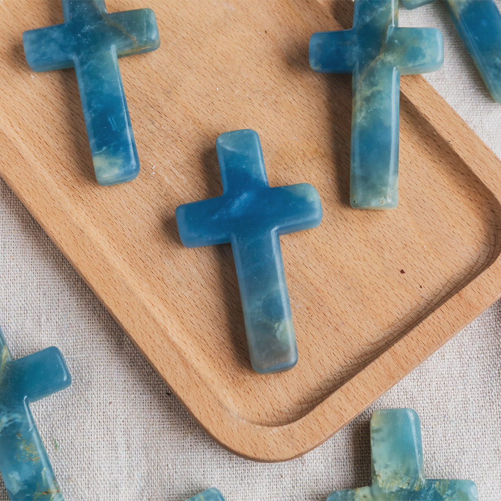 Blue Onyx Cross