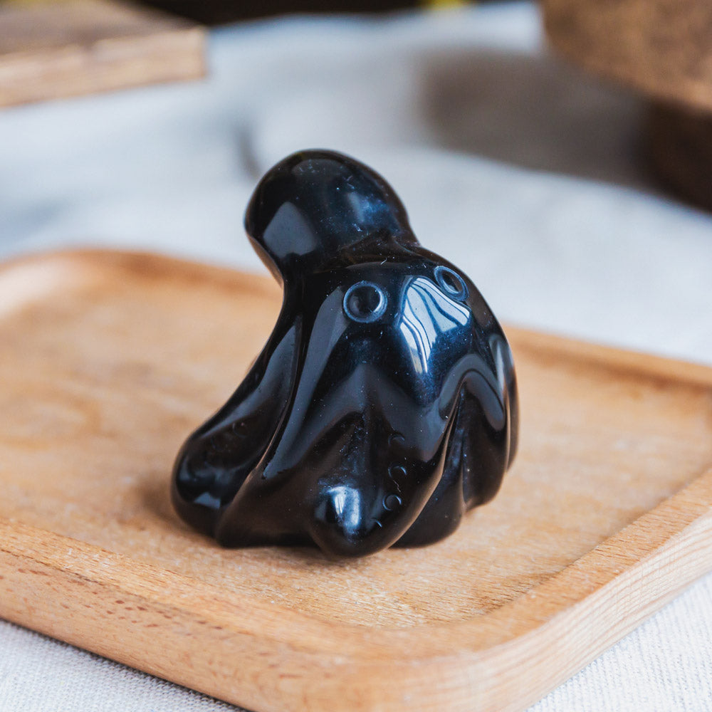 Black Obsidian Octopus