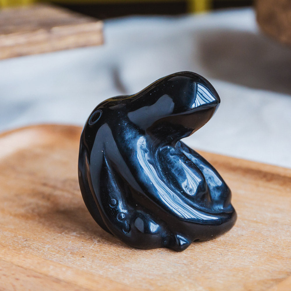 Black Obsidian Octopus