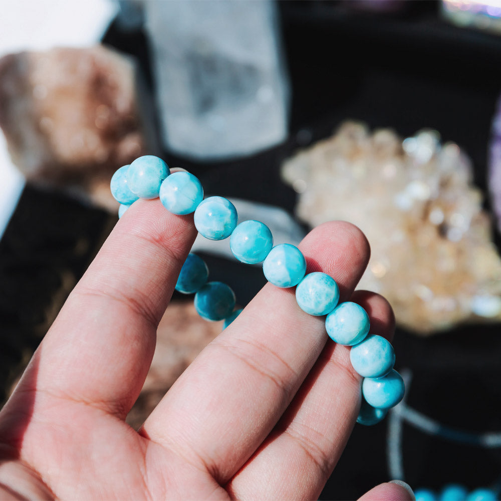 Natural Larimar Bracelet