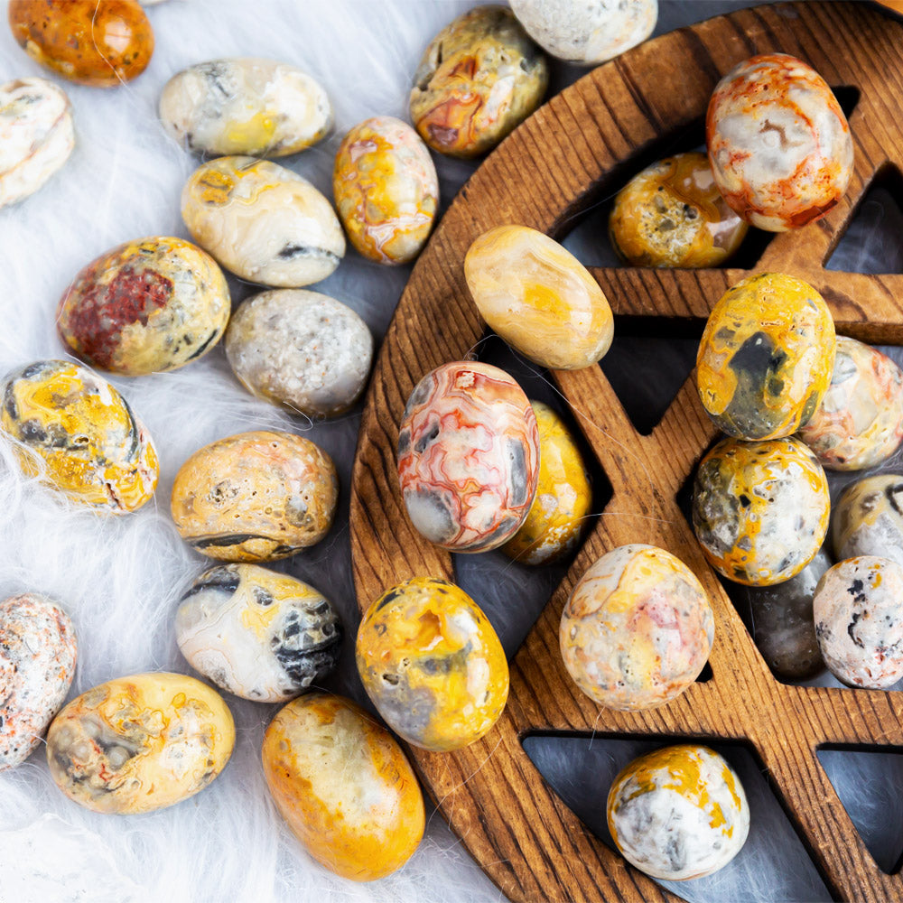 Crazy Lace Agate Tumbled Stone