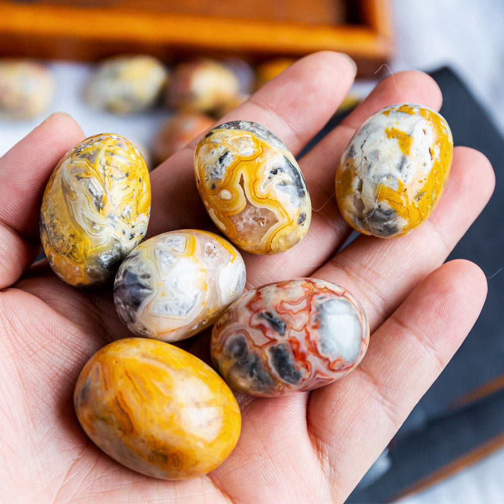 Crazy Lace Agate Tumbled Stone