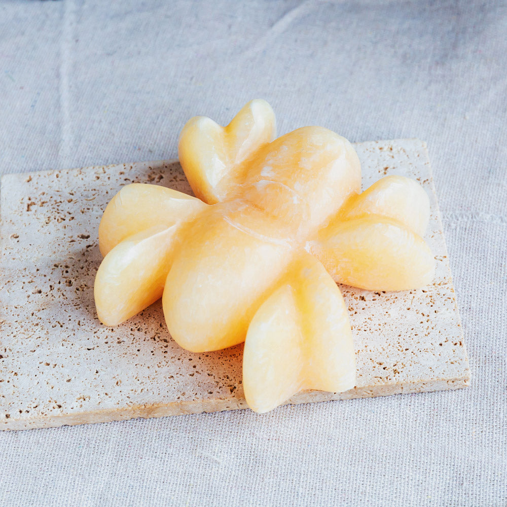 Orange Calcite Spider