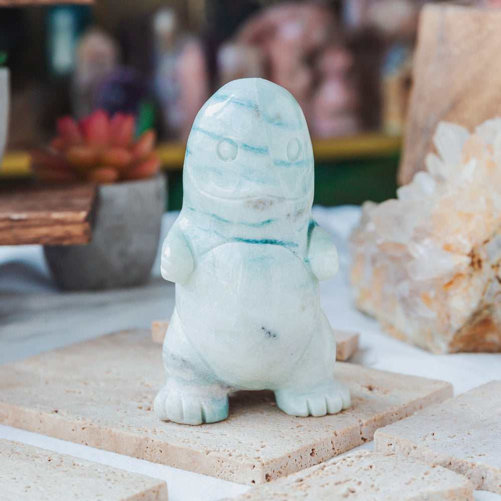 Blue Aragonite Charmander