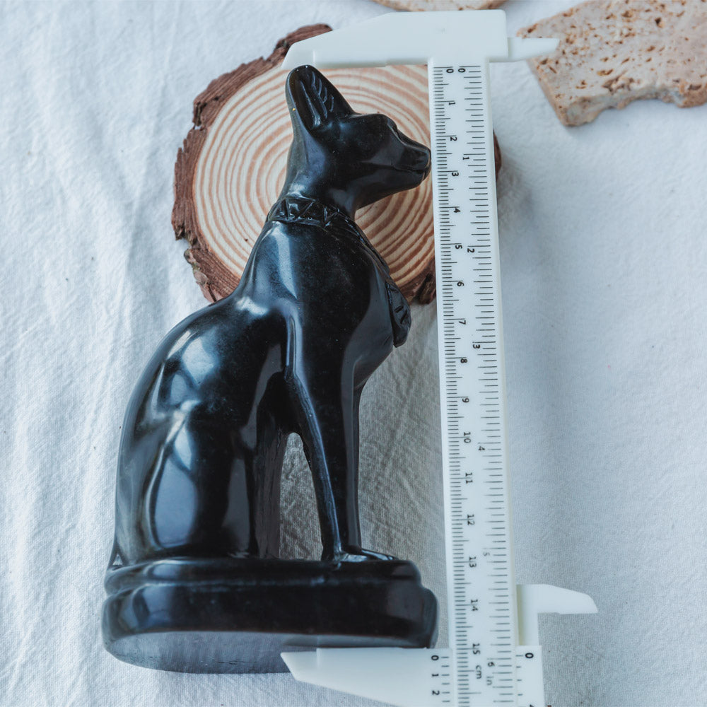 Golden Sheen Obsidian Egypt Cat