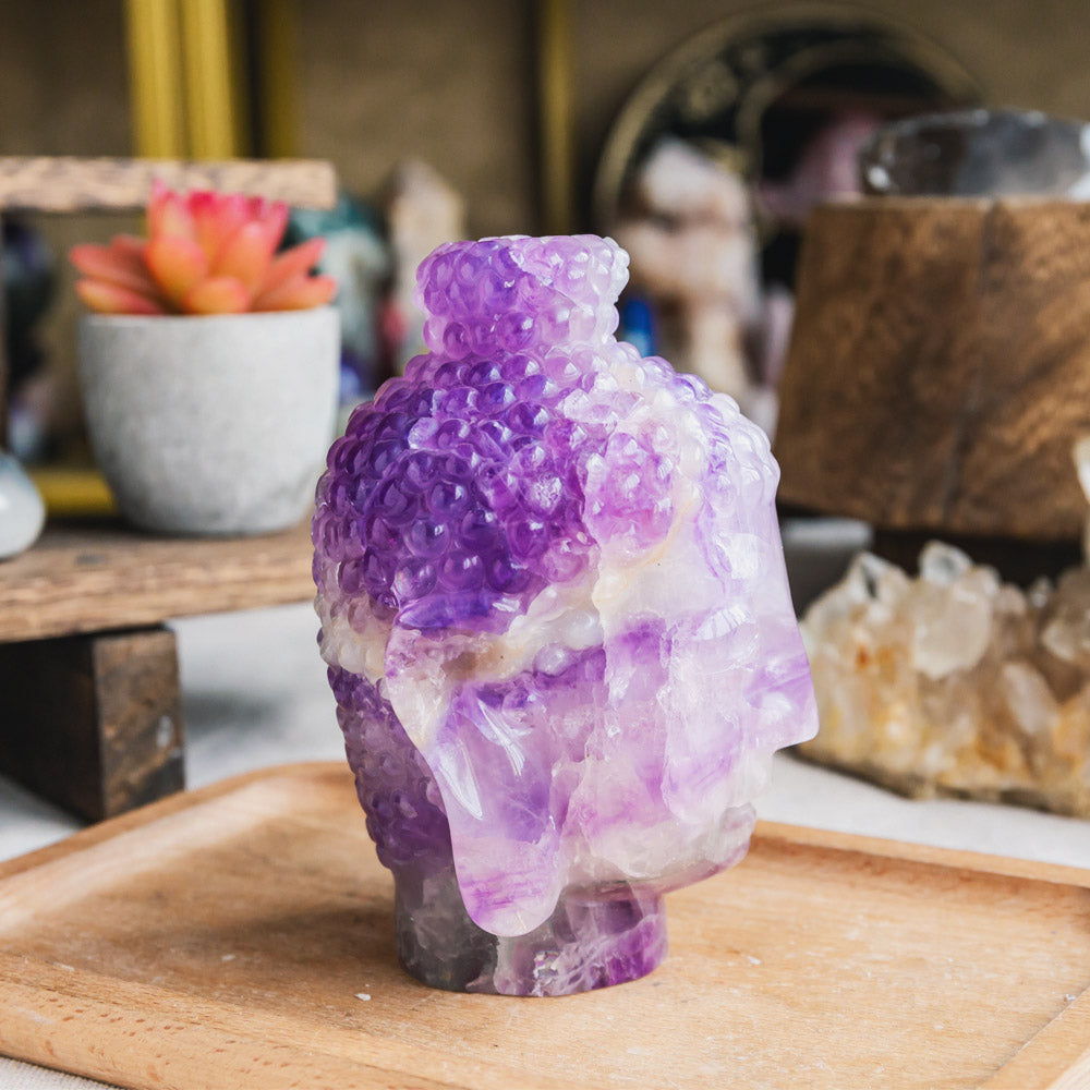 4.5" Amethyst Buddha Head