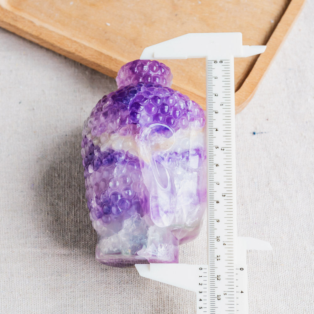 4.5" Amethyst Buddha Head