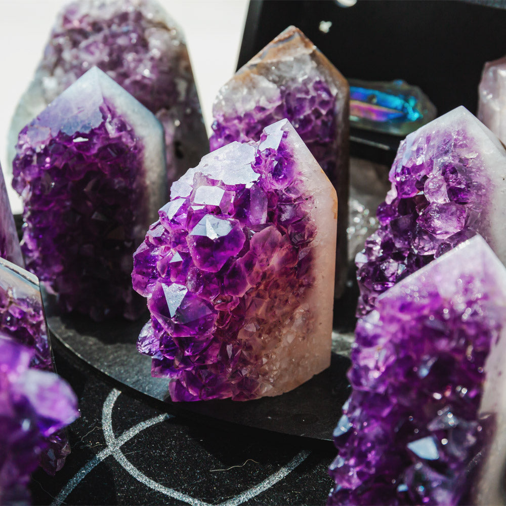 Amethyst Cluster Point