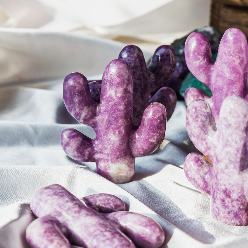 Lepidolite Cactus