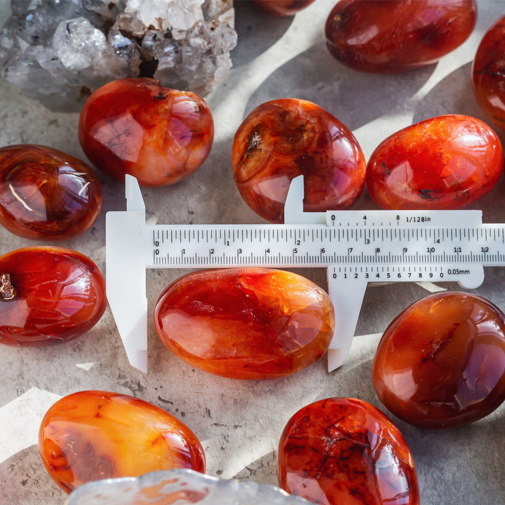 Carnelian Palm Stone