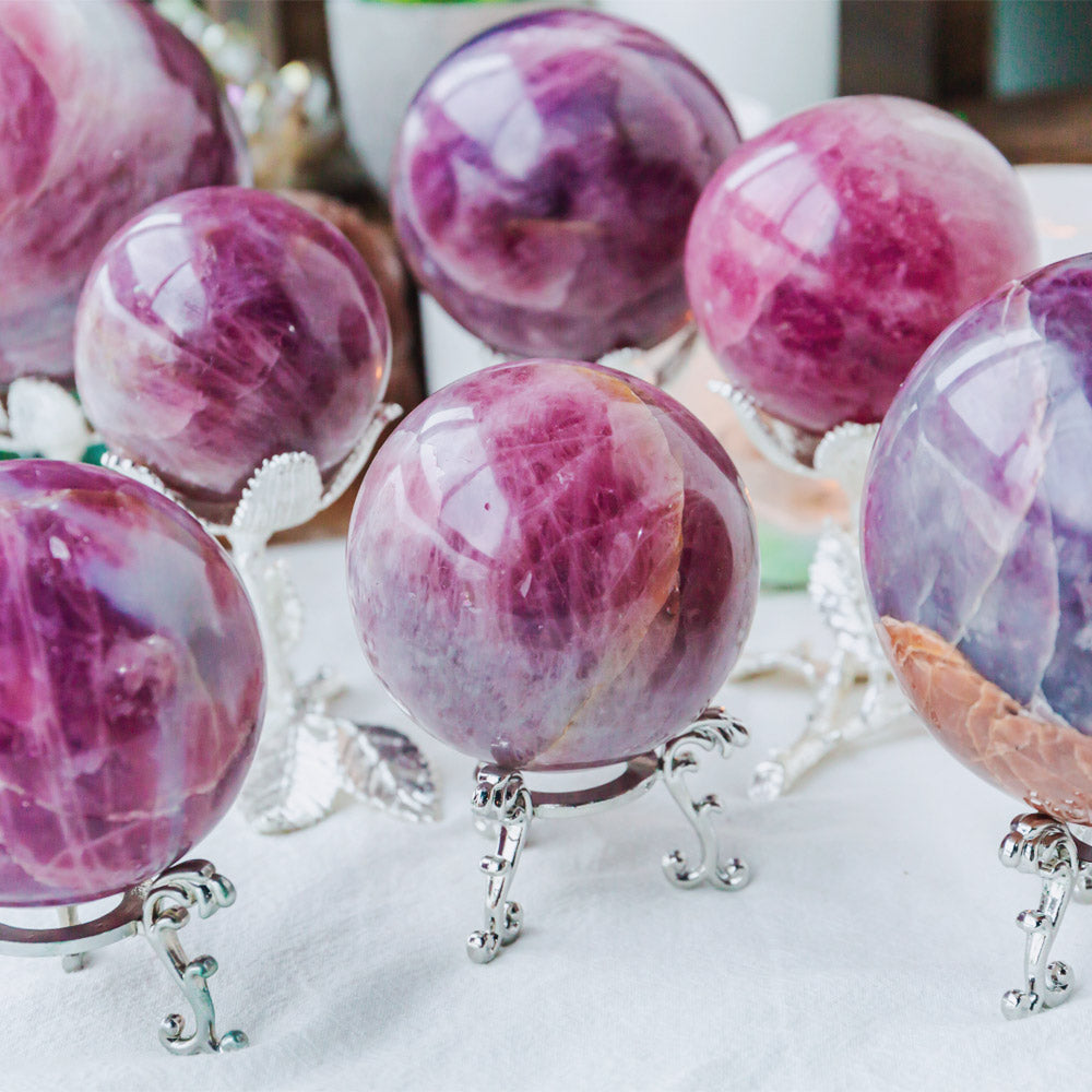 Lavender Rose Quartz Sphere