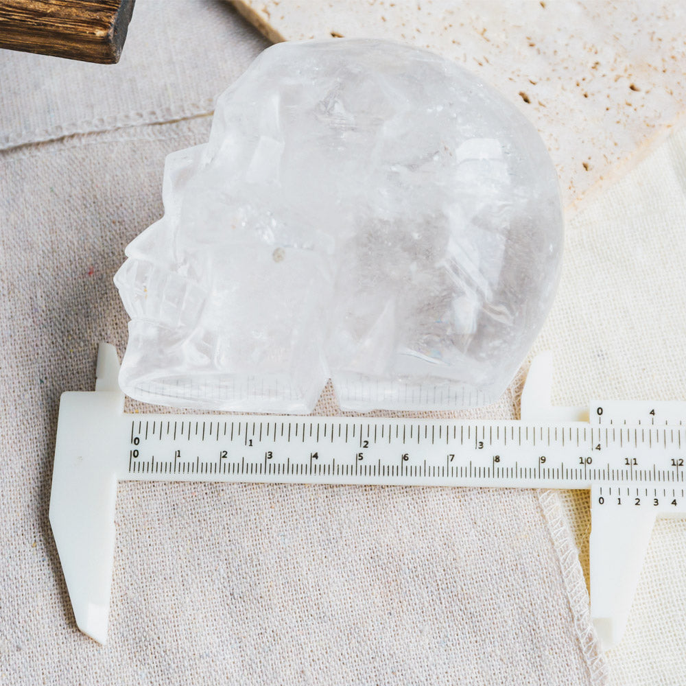 3.5" Clear Quartz Skull