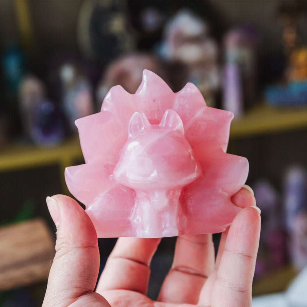 Rose Quartz Nine-Tailed Fox