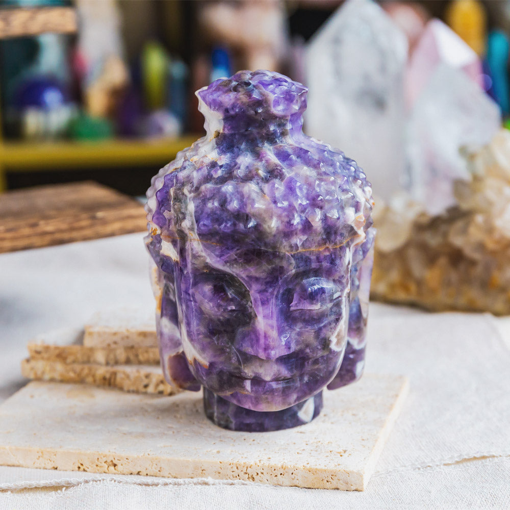 Dream Amethyst Buddha's Head