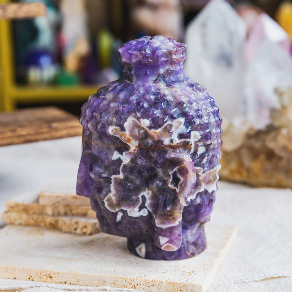 Dream Amethyst Buddha's Head