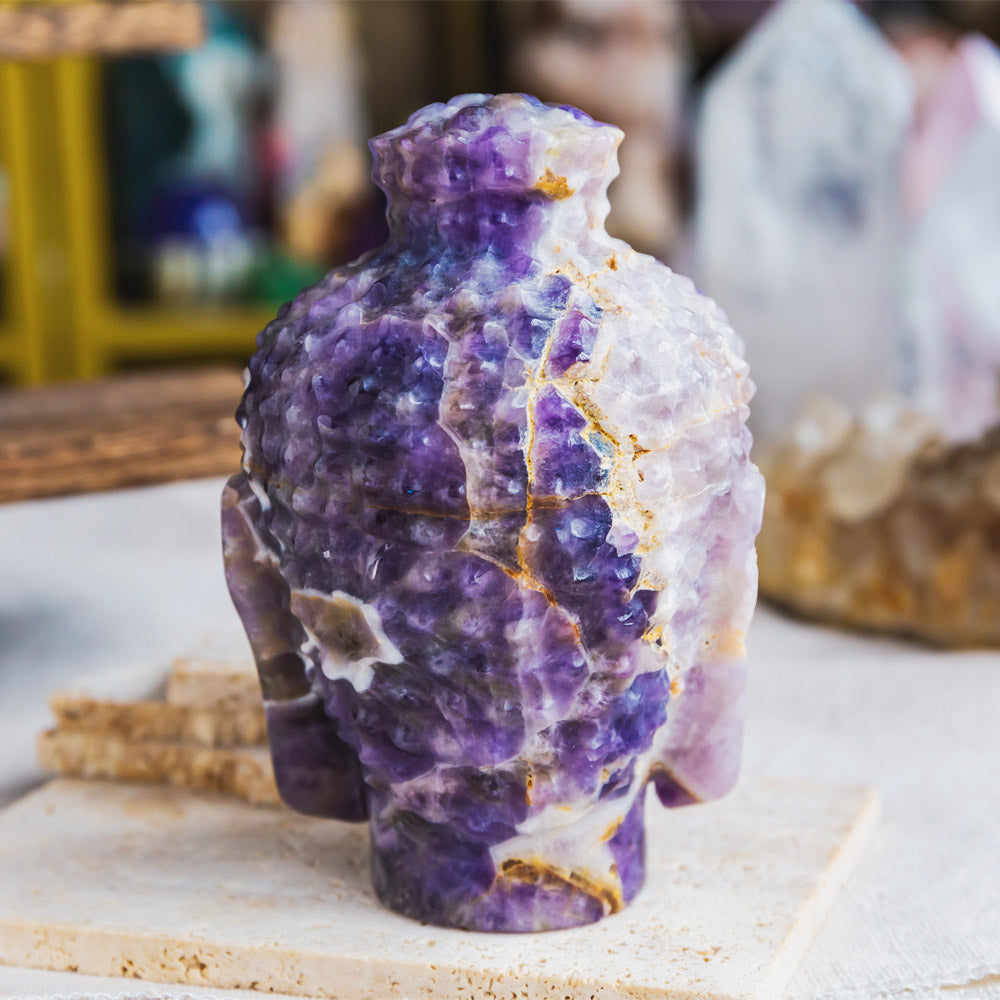 Dream Amethyst Buddha's Head