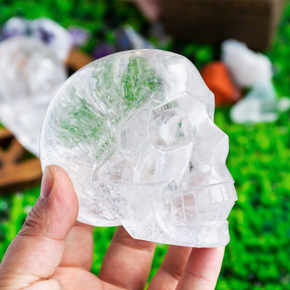 Clear Quartz Skull