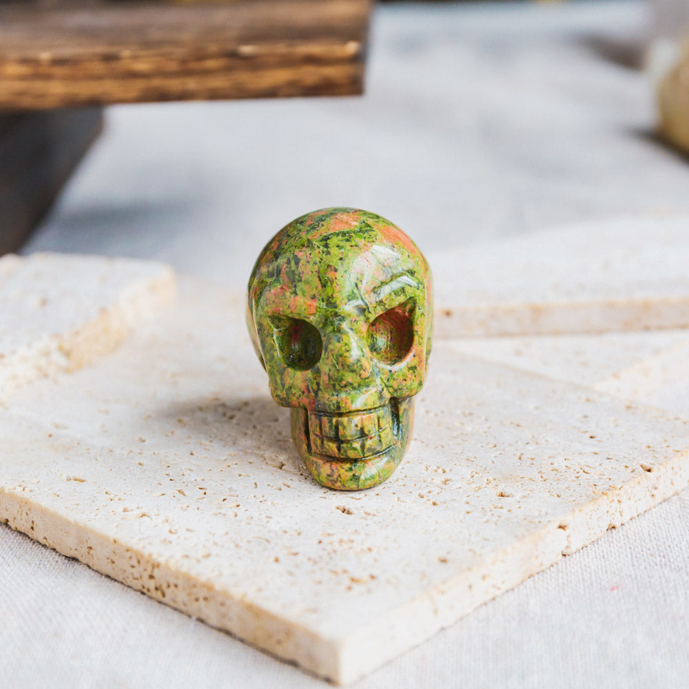 1.5" Unakite Skull