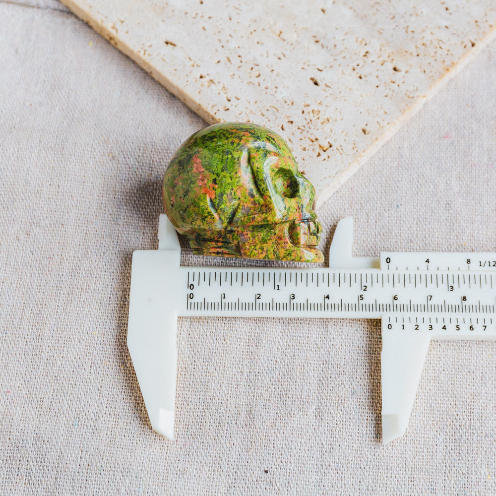 1.5" Unakite Skull