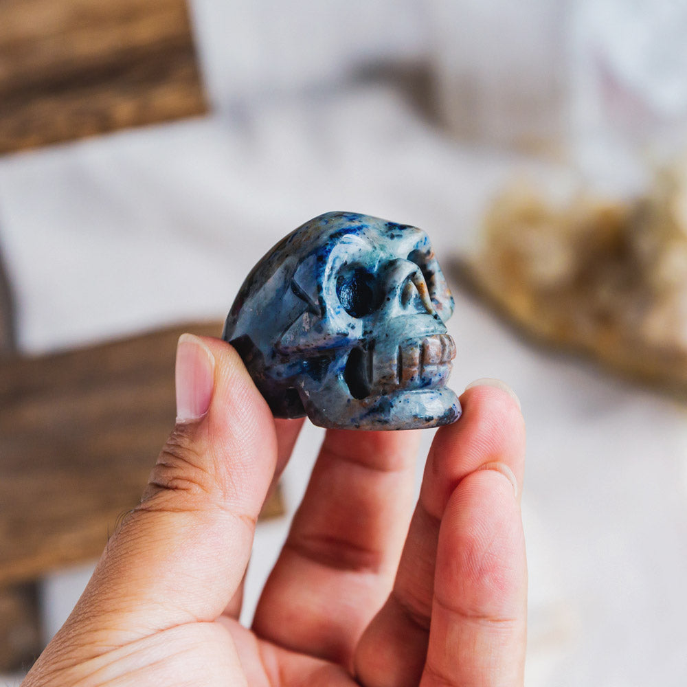 1.5" Sodalite Skull