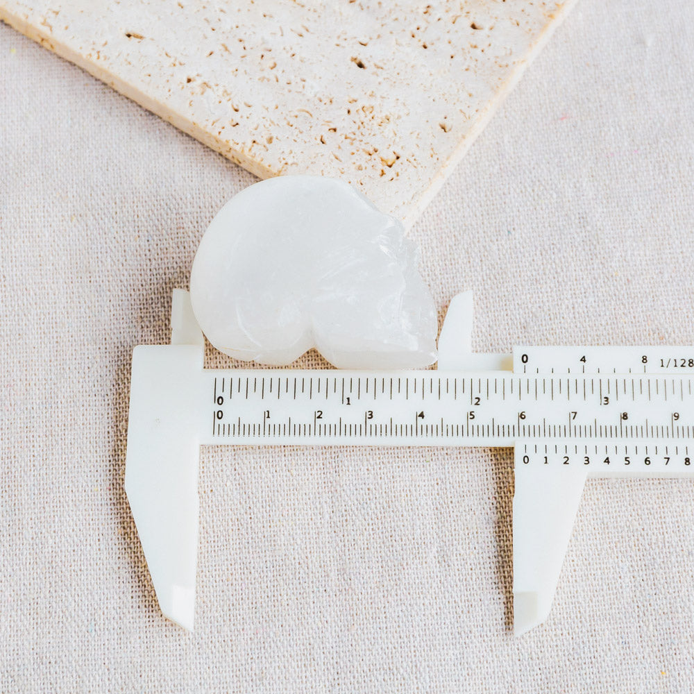 1.5" Selenite Skull