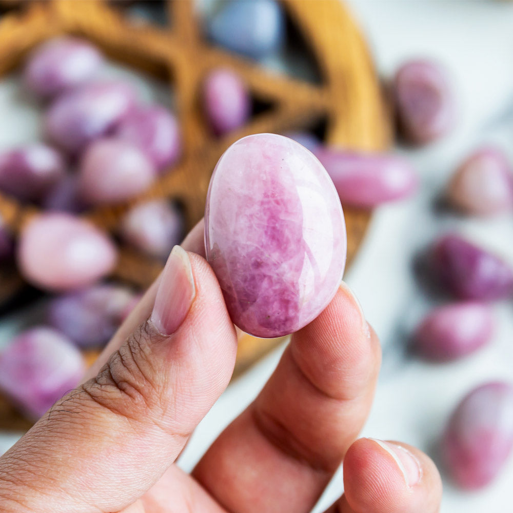 Lavender Rose Quartz Tumbled Stone