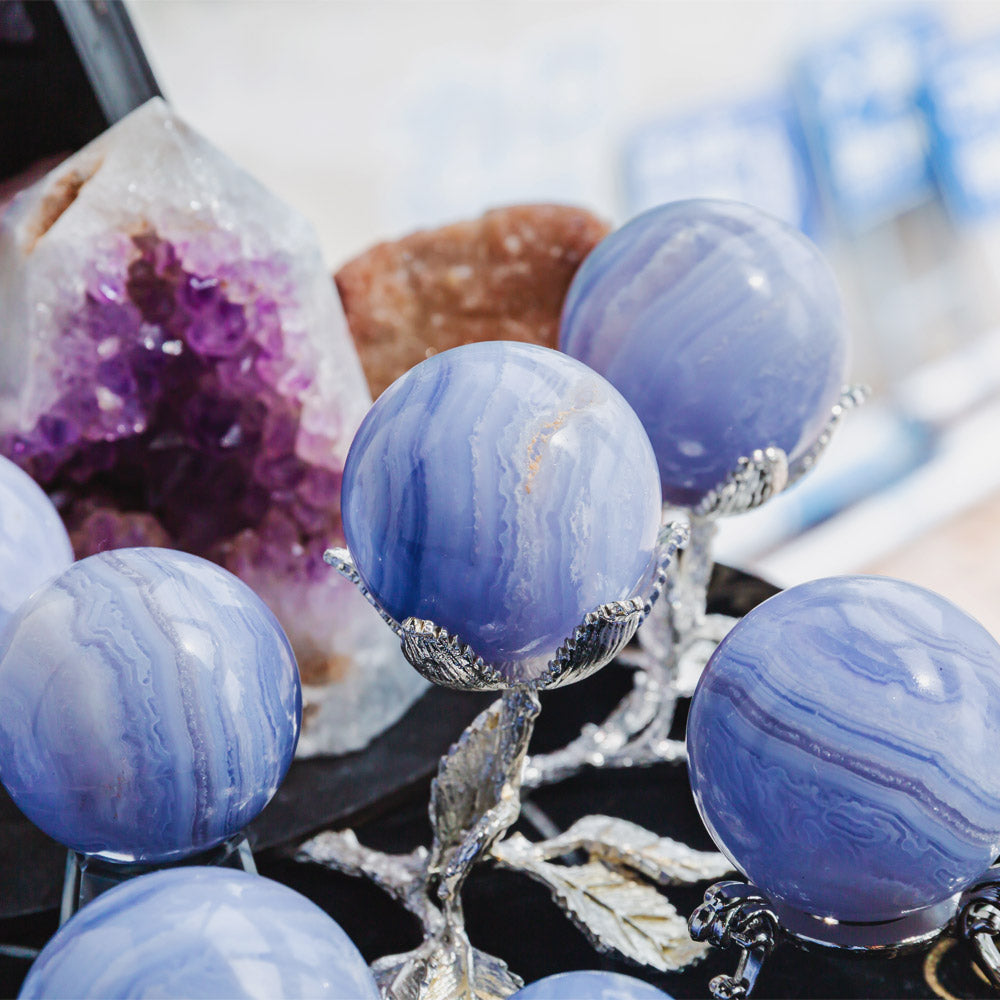 Blue Lace Agate Sphere