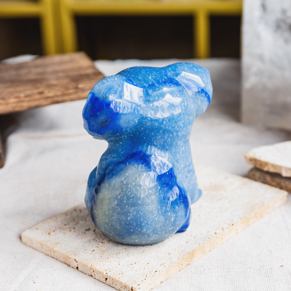 Blue Aventurine Koala