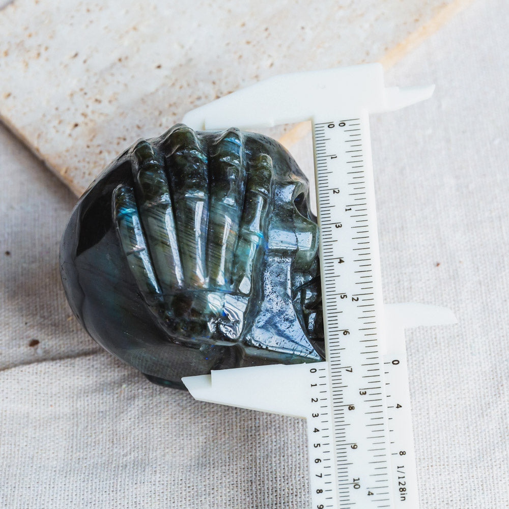 Labradorite Skull