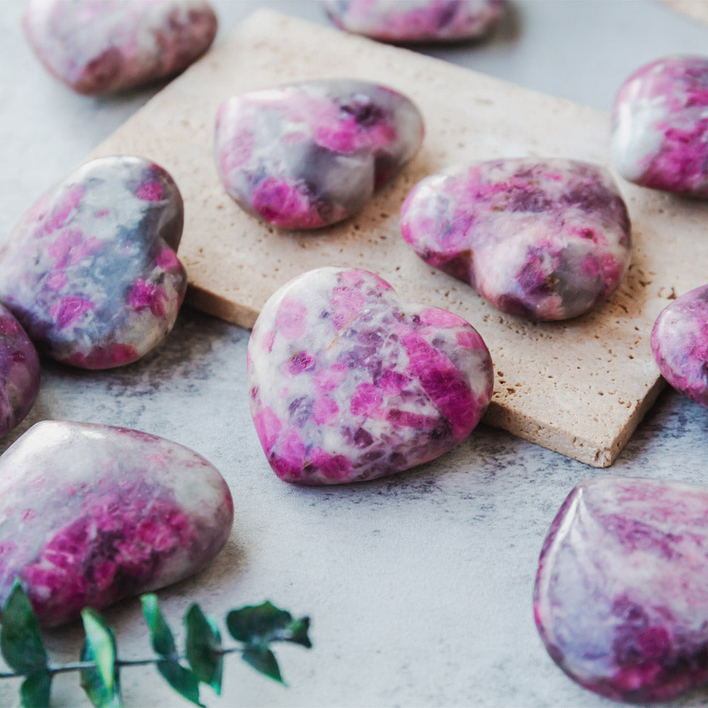 Pink Tourmaline Heart