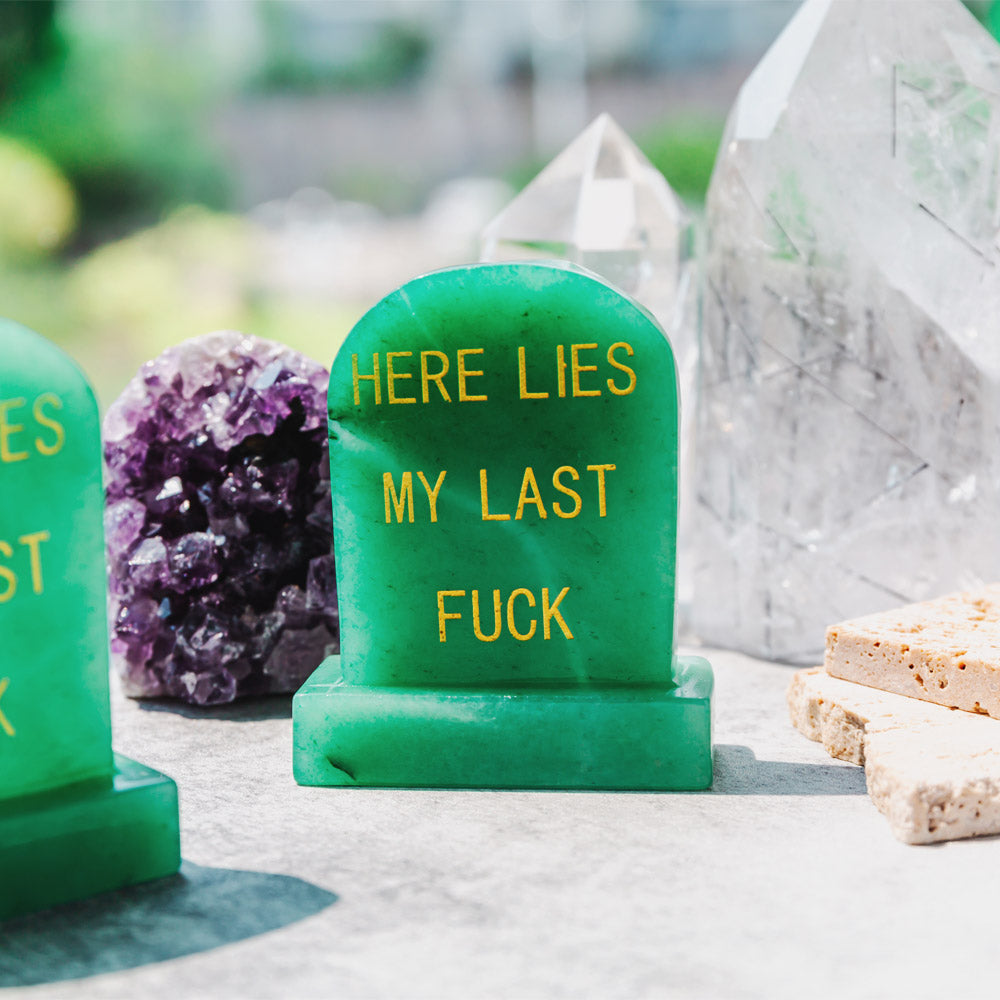 Green Aventurine Tombstone