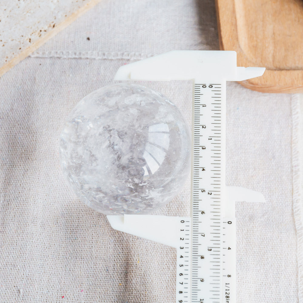 2.5" Clear Quartz Sphere