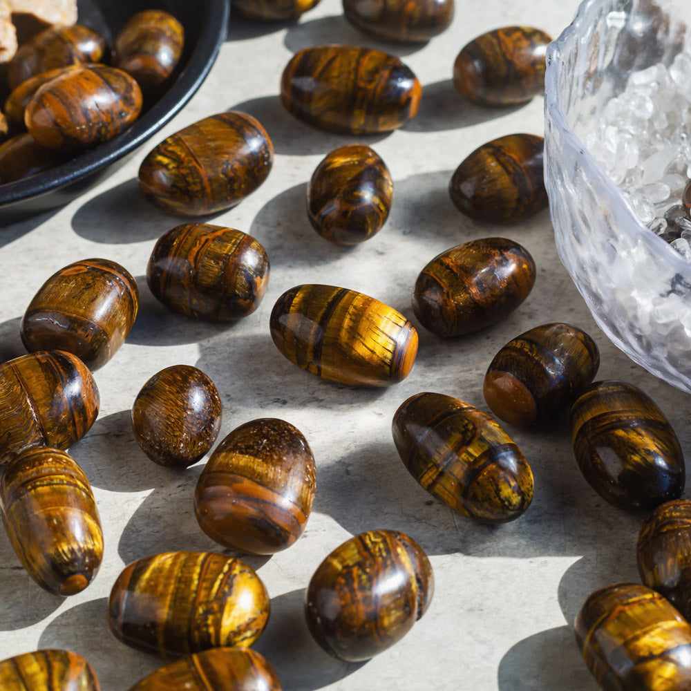 Tigers-eye Tumbled Stone