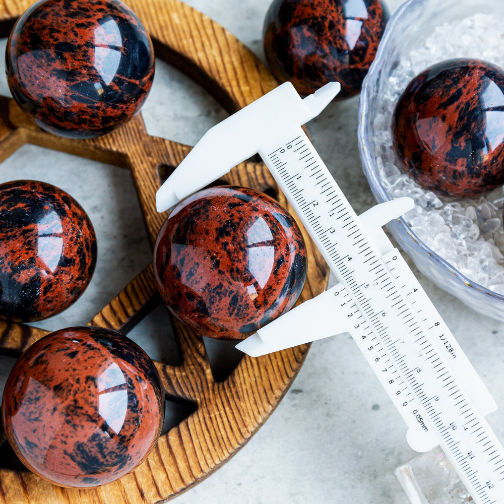 Mahogany Obsidian Sphere