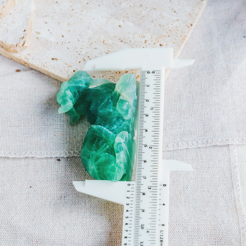 Green Fluorite Goat